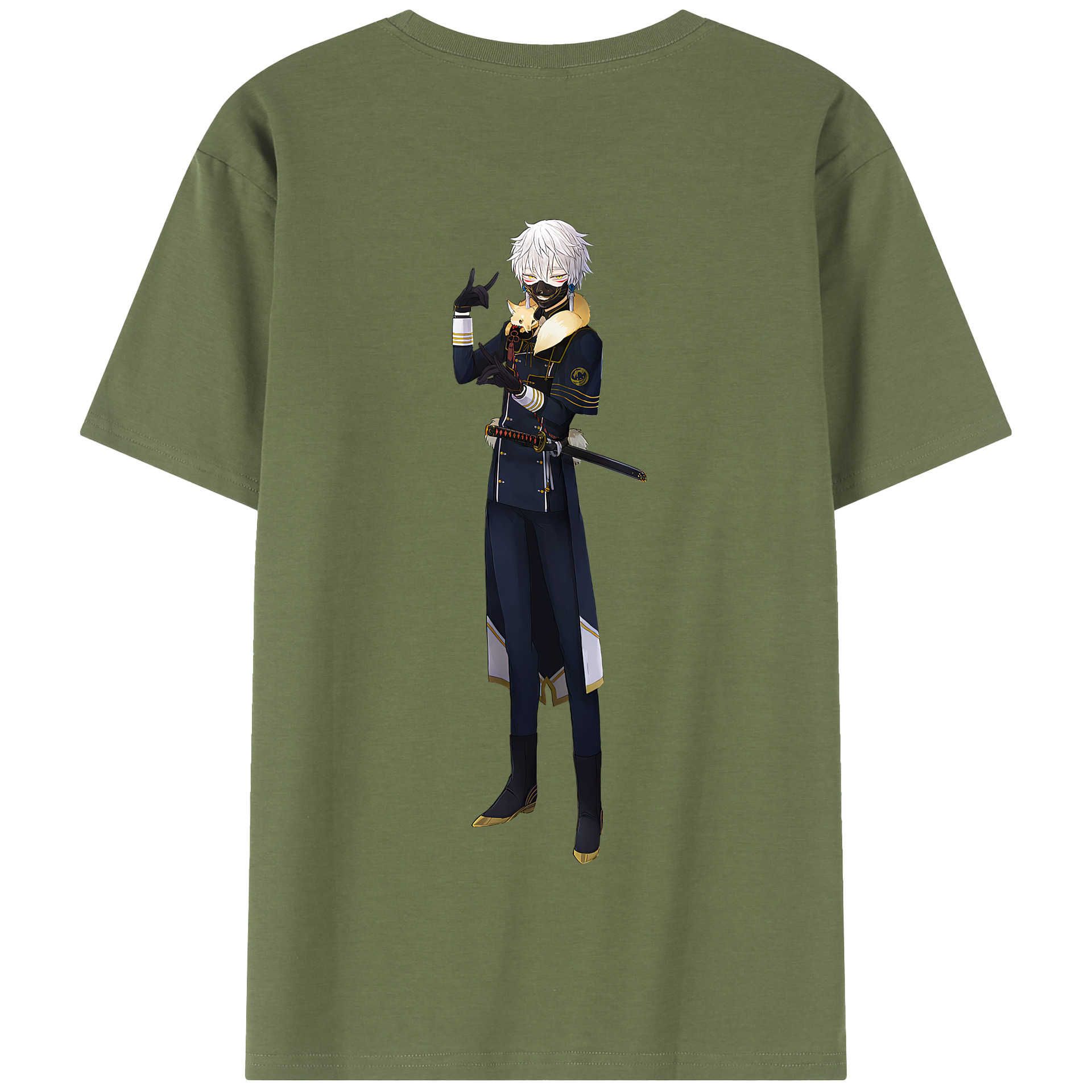 （画像用） 刀剣乱舞 Touken Ranbu 綿100％半袖Tシャツ（背面プリント）